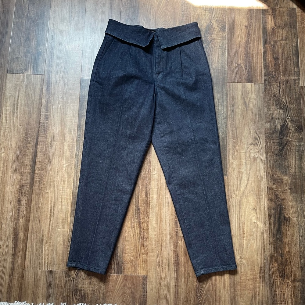 Women’s J Brand Fold Over Pleat Front Jeans
